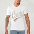 Vintage Baseball Coach Men's V-Neck T-Shirt Vintage Baseball Coach Men's V-Neck T-Shirt