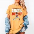 100 Beast Pete Alonso Baltimore Baseball MLBPA Women's Comfort Colors T-Shirt Mustard