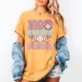 100 Days Of School Baseball 100th Day Of School Girls Women's Comfort Colors T-Shirt Mustard 100 Days Of School Baseball 100th Day Of School Girls Women's Comfort Colors T-Shirt Mustard