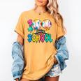 100 Days Of School Baseball Boys Kids Colorful 100th Day Women's Comfort Colors T-Shirt Mustard 100 Days Of School Baseball Boys Kids Colorful 100th Day Women's Comfort Colors T-Shirt Mustard