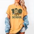 100 Days Of School Baseball Camo Boys Kids 100th Day Women's Comfort Colors T-Shirt Mustard