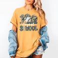 100 Days Of School Baseball Camo Camo Cap Boy School Women's Comfort Colors T-Shirt Mustard 100 Days Of School Baseball Camo Camo Cap Boy School Women's Comfort Colors T-Shirt Mustard