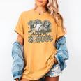 100 Days Of School Baseball Cap Boy School Teacher Women's Comfort Colors T-Shirt Mustard