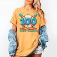 100 Days Of School Baseball Drip Boys 100th Day Of School Women's Comfort Colors T-Shirt Mustard 100 Days Of School Baseball Drip Boys 100th Day Of School Women's Comfort Colors T-Shirt Mustard