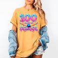 100 Days Of School Baseball Dripping Ice Cream 100th Day Women's Comfort Colors T-Shirt Mustard 100 Days Of School Baseball Dripping Ice Cream 100th Day Women's Comfort Colors T-Shirt Mustard