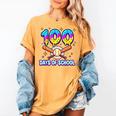100 Days Of School Baseball Ice Cream Drip Kids Boys Teacher Women's Comfort Colors T-Shirt Mustard