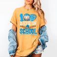 100 Days Of School Baseball Ice Cream Drip Student Kids Boys Women's Comfort Colors T-Shirt Mustard