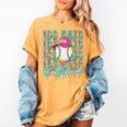 100 Days Of School Drip Baseball 100th Day Baseball School Women's Comfort Colors T-Shirt Mustard 100 Days Of School Drip Baseball 100th Day Baseball School Women's Comfort Colors T-Shirt Mustard