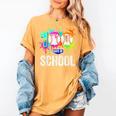100 Days Of School Dripping Baseball Boys Kids Teacher Women's Comfort Colors T-Shirt Mustard
