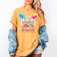 100 Days Of School Ice Cream Baseball Player For Kids Boys Women's Comfort Colors T-Shirt Mustard