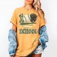 100 Days Of School Teacher Camo Baseball Boys Toddler Kids Women's Comfort Colors T-Shirt Mustard 100 Days Of School Teacher Camo Baseball Boys Toddler Kids Women's Comfort Colors T-Shirt Mustard