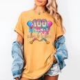 100 Drippy Days Of School Baseball Ice Cream Drip Boys Kids Women's Comfort Colors T-Shirt Mustard 100 Drippy Days Of School Baseball Ice Cream Drip Boys Kids Women's Comfort Colors T-Shirt Mustard