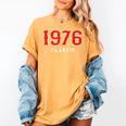 50 Year Old 1976 Classic Baseball Fan 50th Birthday Women's Comfort Colors T-Shirt Mustard