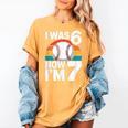 I Was 6 Now Im 7 Baseball Birthday Age 7 Women's Comfort Colors T-Shirt Mustard I Was 6 Now Im 7 Baseball Birthday Age 7 Women's Comfort Colors T-Shirt Mustard