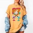 6 7 Ice Cream Drip Baseball Number 67 Player Boy Girl Kids Women's Comfort Colors T-Shirt Mustard 6 7 Ice Cream Drip Baseball Number 67 Player Boy Girl Kids Women's Comfort Colors T-Shirt Mustard