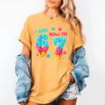 I Was 6 Now I'm 7 67 Birthday Baseball Drip 7 Year Old Women's Comfort Colors T-Shirt Mustard I Was 6 Now I'm 7 67 Birthday Baseball Drip 7 Year Old Women's Comfort Colors T-Shirt Mustard
