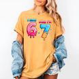 I Was 6 Now I'm 7 Birthday Baseball Drip For Boys Kid Women's Comfort Colors T-Shirt Mustard