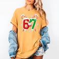 67 Baseball Christmas Candy Cane Snowflake Holiday Sports Women's Comfort Colors T-Shirt Mustard 67 Baseball Christmas Candy Cane Snowflake Holiday Sports Women's Comfort Colors T-Shirt Mustard