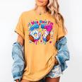7th Birthday I Was 6 Now I'm 7 Baseball Ice Cream Drip Women's Comfort Colors T-Shirt Mustard 7th Birthday I Was 6 Now I'm 7 Baseball Ice Cream Drip Women's Comfort Colors T-Shirt Mustard