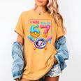 7th Birthday Boys I Was 6 Now I'm 7 Baseball Ice Cream Drip Women's Comfort Colors T-Shirt Mustard 7th Birthday Boys I Was 6 Now I'm 7 Baseball Ice Cream Drip Women's Comfort Colors T-Shirt Mustard