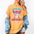 9th Birthday Baseball 9 Year Old Ice Cream Drip Boy Baseball Women's Comfort Colors T-Shirt Mustard 9th Birthday Baseball 9 Year Old Ice Cream Drip Boy Baseball Women's Comfort Colors T-Shirt Mustard