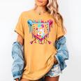 9th Birthday Boys Baseball Ice Cream Drip Boys Baseball Women's Comfort Colors T-Shirt Mustard