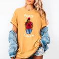 African American Baseball Mom Pisces Queen Zodiac Sign Women's Comfort Colors T-Shirt Mustard
