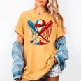 American Baseball Drip Graffiti Ball And Bat Women's Comfort Colors T-Shirt Mustard American Baseball Drip Graffiti Ball And Bat Women's Comfort Colors T-Shirt Mustard