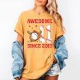 Awesome Since 2015 11 Year Old Boys Bday Baseball Theme Women's Comfort Colors T-Shirt Mustard Awesome Since 2015 11 Year Old Boys Bday Baseball Theme Women's Comfort Colors T-Shirt Mustard