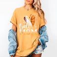 Ball Mom Heart Basketball Baseball Mom Women's Comfort Colors T-Shirt Mustard Ball Mom Heart Basketball Baseball Mom Women's Comfort Colors T-Shirt Mustard