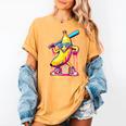 Banana With Baseball Bat Street Baseball Drip Women's Comfort Colors T-Shirt Mustard