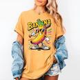 Banana Baseball Cartoon Cool Sports Kids Teens Women's Comfort Colors T-Shirt Mustard Banana Baseball Cartoon Cool Sports Kids Teens Women's Comfort Colors T-Shirt Mustard