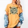 Baseball 100th Day Of School Camouflage Women's Comfort Colors T-Shirt Mustard Baseball 100th Day Of School Camouflage Women's Comfort Colors T-Shirt Mustard