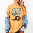 Baseball 67 Six Seven Meme 6-7 Drip Baseball Boys Men Women's Comfort Colors T-Shirt Mustard