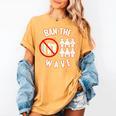 Baseball Ban The Wave Baseball Mom Player Coach Fan Women's Comfort Colors T-Shirt Mustard Baseball Ban The Wave Baseball Mom Player Coach Fan Women's Comfort Colors T-Shirt Mustard