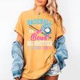 Baseball Or Bows Big Brother Loves You Gender Pink Or Blue Women's Comfort Colors T-Shirt Mustard Baseball Or Bows Big Brother Loves You Gender Pink Or Blue Women's Comfort Colors T-Shirt Mustard