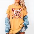 Baseball Candy Cane Drip 6 7 Six Seven Meme Christmas Boys Women's Comfort Colors T-Shirt Mustard Baseball Candy Cane Drip 6 7 Six Seven Meme Christmas Boys Women's Comfort Colors T-Shirt Mustard