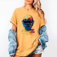 Baseball Catcher Mask Ice Cream Dripping Baseball Fan Boys Women's Comfort Colors T-Shirt Mustard Baseball Catcher Mask Ice Cream Dripping Baseball Fan Boys Women's Comfort Colors T-Shirt Mustard
