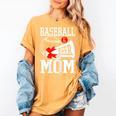Baseball Cheer Mom Cheerleading Cheerleader Baseball Mom Women's Comfort Colors T-Shirt Mustard Baseball Cheer Mom Cheerleading Cheerleader Baseball Mom Women's Comfort Colors T-Shirt Mustard
