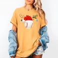 Baseball Christmas Reindeer Santa Hat Sports Player Xmas Women's Comfort Colors T-Shirt Mustard Baseball Christmas Reindeer Santa Hat Sports Player Xmas Women's Comfort Colors T-Shirt Mustard