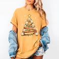 Baseball Christmas Tree Light Xmas Baseball Women's Comfort Colors T-Shirt Mustard Baseball Christmas Tree Light Xmas Baseball Women's Comfort Colors T-Shirt Mustard