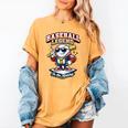 Baseball Cute Youth Ice Cream Valentine Day Sporty Fun Women's Comfort Colors T-Shirt Mustard