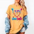 Baseball Drip 10th Birthday Boy Double Digits Ice Cream Drip Women's Comfort Colors T-Shirt Mustard Baseball Drip 10th Birthday Boy Double Digits Ice Cream Drip Women's Comfort Colors T-Shirt Mustard