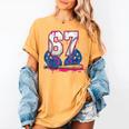 Baseball Drip 67 Meme Six Seven 6-7 Gen Alpha Slang Women's Comfort Colors T-Shirt Mustard