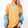 Baseball Drip Boys Dripping Ice Cream Baseball American Flag Women's Comfort Colors T-Shirt Mustard Baseball Drip Boys Dripping Ice Cream Baseball American Flag Women's Comfort Colors T-Shirt Mustard