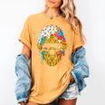 Baseball Drip For Boys Ice Cream Drip Youth Boys Catcher's Women's Comfort Colors T-Shirt Mustard