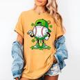 Baseball Drip Ice Cream Apparel Boy Youth St Patrick’s Day Women's Comfort Colors T-Shirt Mustard
