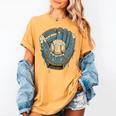 Baseball Drip Ice Cream Glove With Sprinkles And Ball Youth Premium Tri-Blend Women's Comfort Colors T-Shirt Mustard Baseball Drip Ice Cream Glove With Sprinkles And Ball Youth Premium Tri-Blend Women's Comfort Colors T-Shirt Mustard
