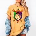 Baseball Drip Ice Cream Drip Halloween Baseball Lovers Women's Comfort Colors T-Shirt Mustard Baseball Drip Ice Cream Drip Halloween Baseball Lovers Women's Comfort Colors T-Shirt Mustard