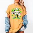 Baseball Drip Ice Cream Shamrock Irish St Patricks Men Women's Comfort Colors T-Shirt Mustard